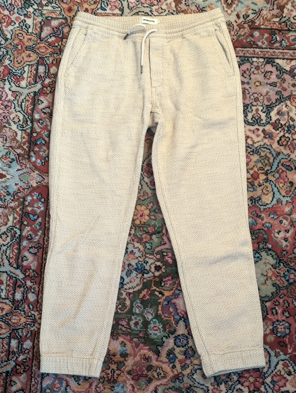 Taylor Stitch Apres Pants In Natural Sashiko